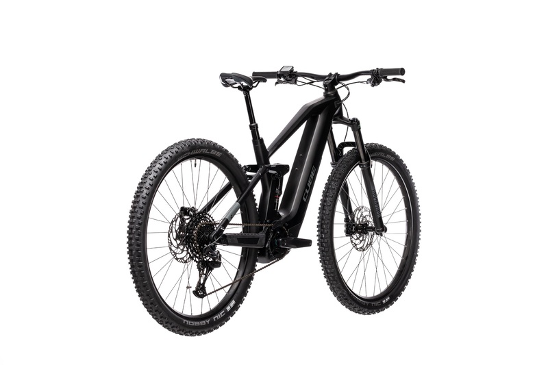 Cube horské elektrokolo STEREO HYBRID 140 HPC RACE 625 black grey